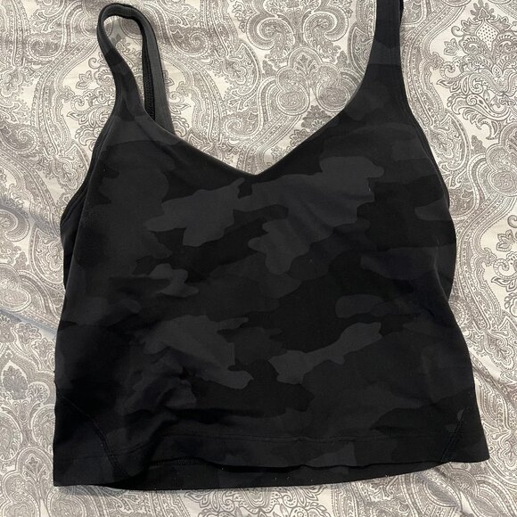 Lululemon Align Tank Top | Nulu Fabric | Built-In Bra | Size 4 | Camo - Picture 1 of 2